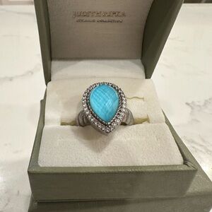 Judith Ripka Doublet Turquoise Ring